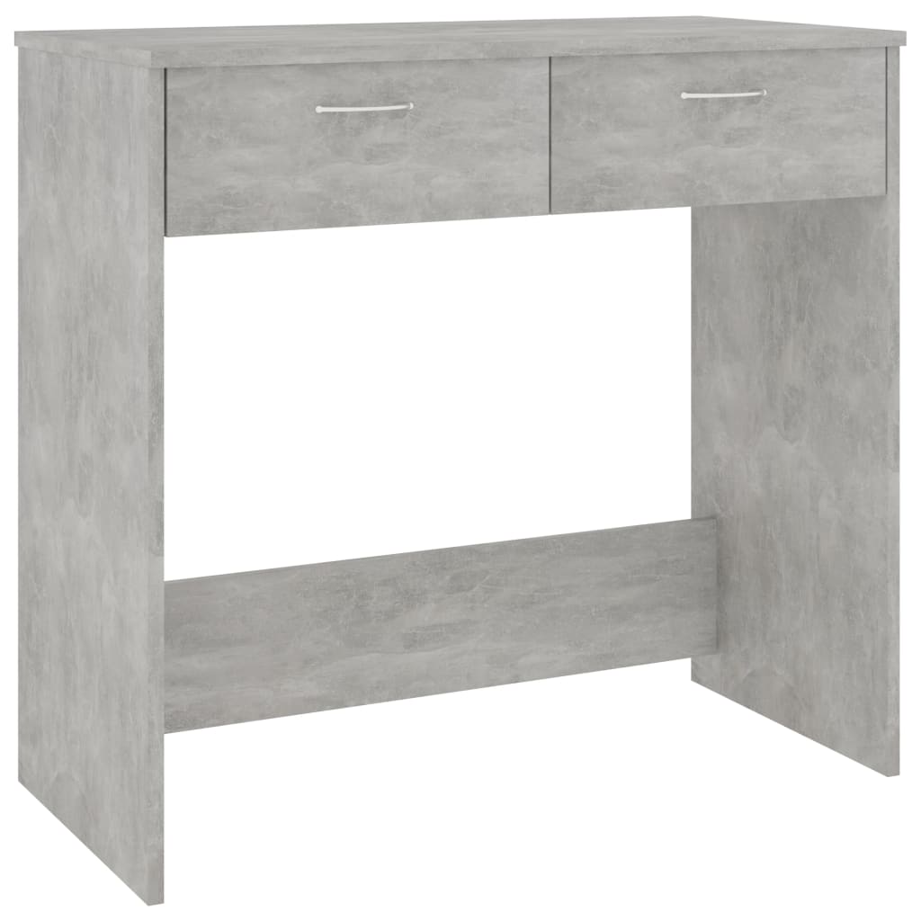 Bureau Gris béton 80x40x75 cm Bois d’ingénierie - XIOS