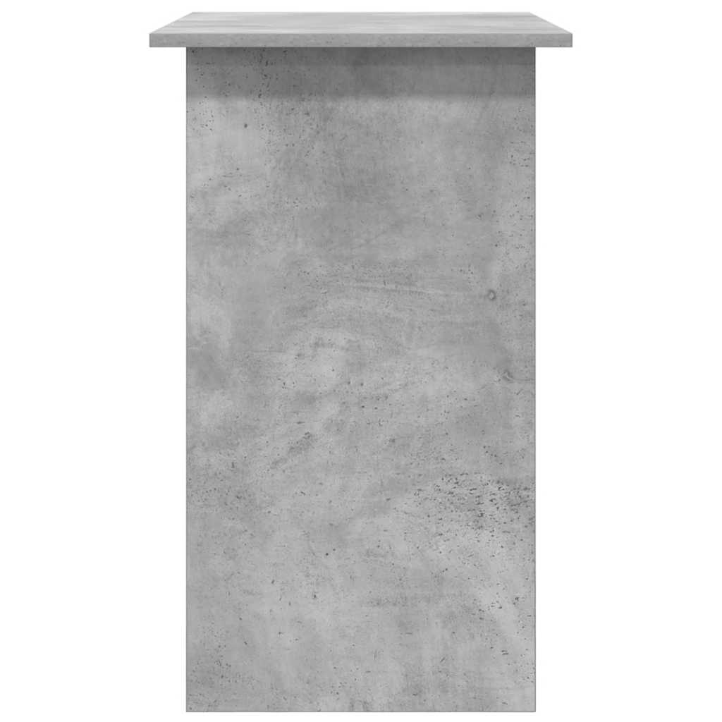 Bureau Gris béton 80x45x74 cm Bois d’ingénierie