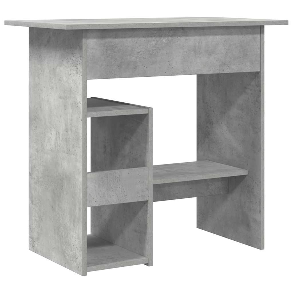 Bureau Gris béton 80x45x74 cm Bois d’ingénierie - XIOS