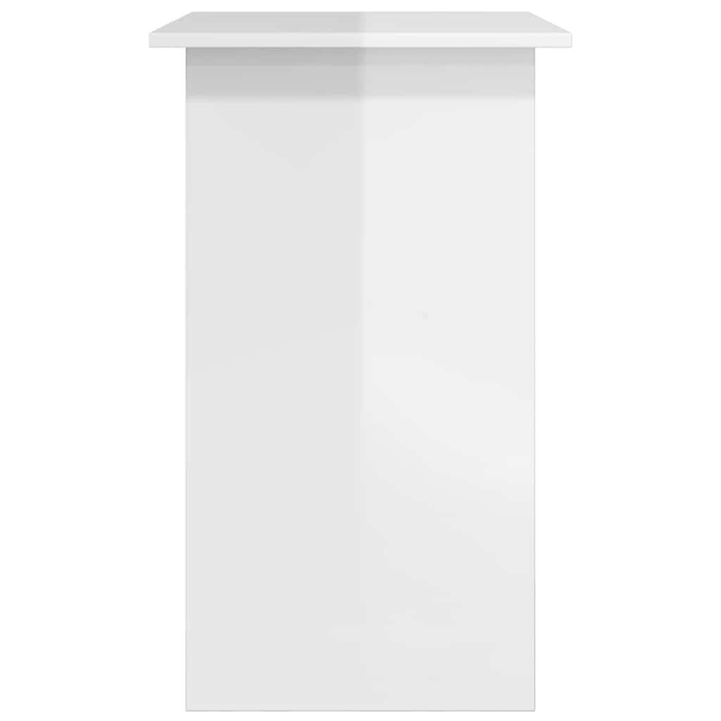 Bureau Blanc brillant 80x45x74 cm Bois d’ingénierie - XIOS