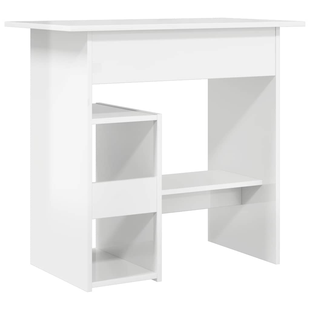 Bureau Blanc brillant 80x45x74 cm Bois d’ingénierie - XIOS