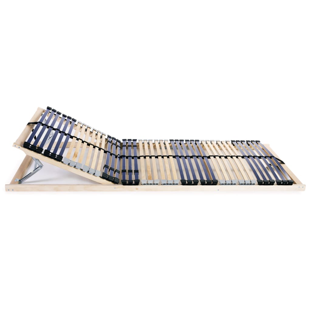 Sommiers à lattes sans matelas 2 pcs avec 42 lattes 80x200 cm - XIOS