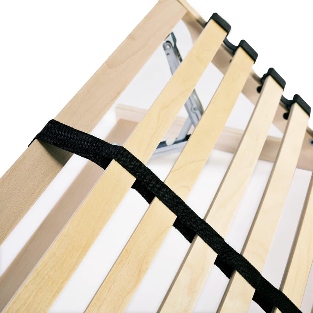 Sommiers à lattes sans matelas 2 pcs avec 28 lattes 90x200 cm - XIOS