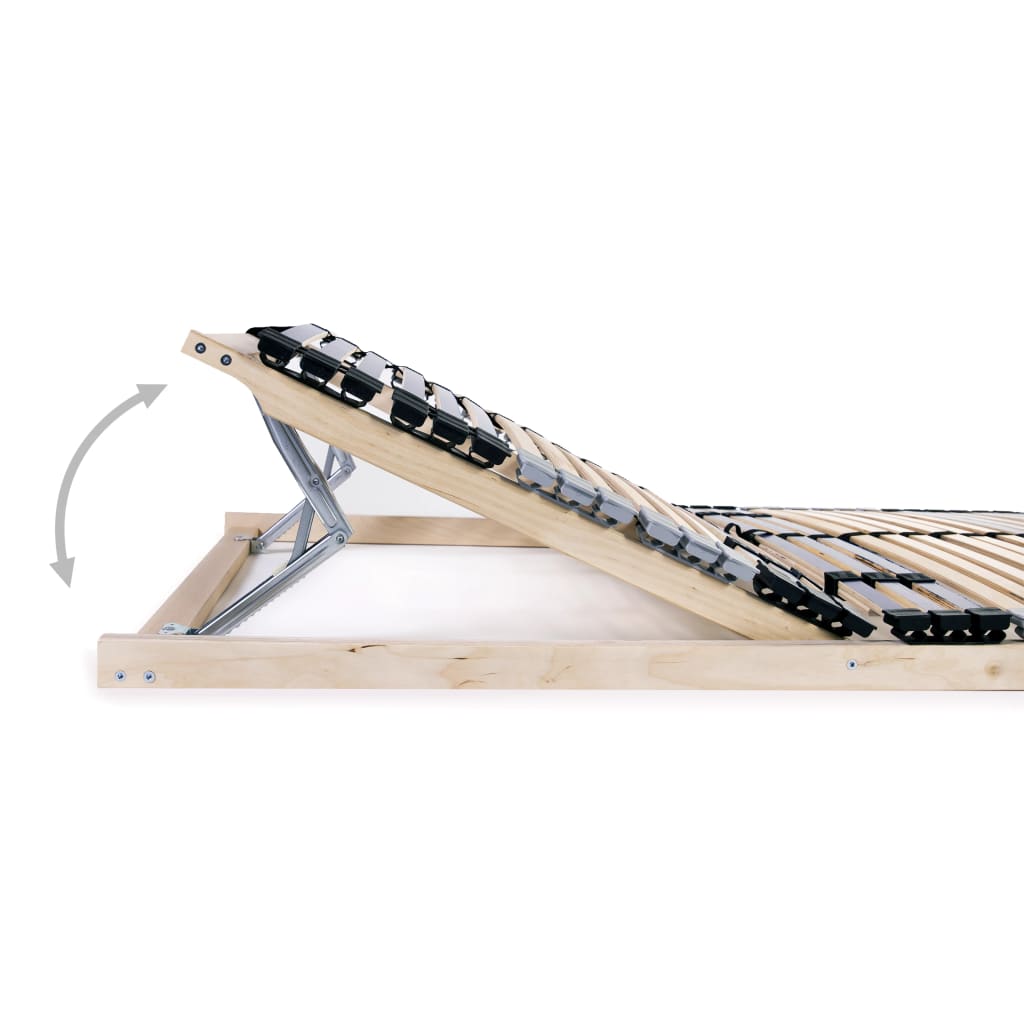 Sommiers à lattes sans matelas 2 pcs avec 42 lattes 90x200 cm - XIOS