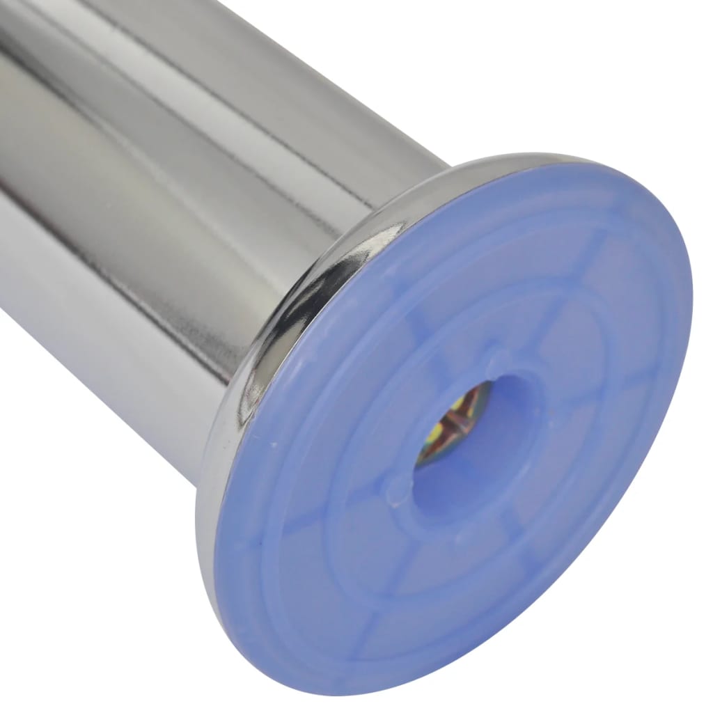 Pieds ronds de canapé 8 pcs Chrome 120 mm - XIOS