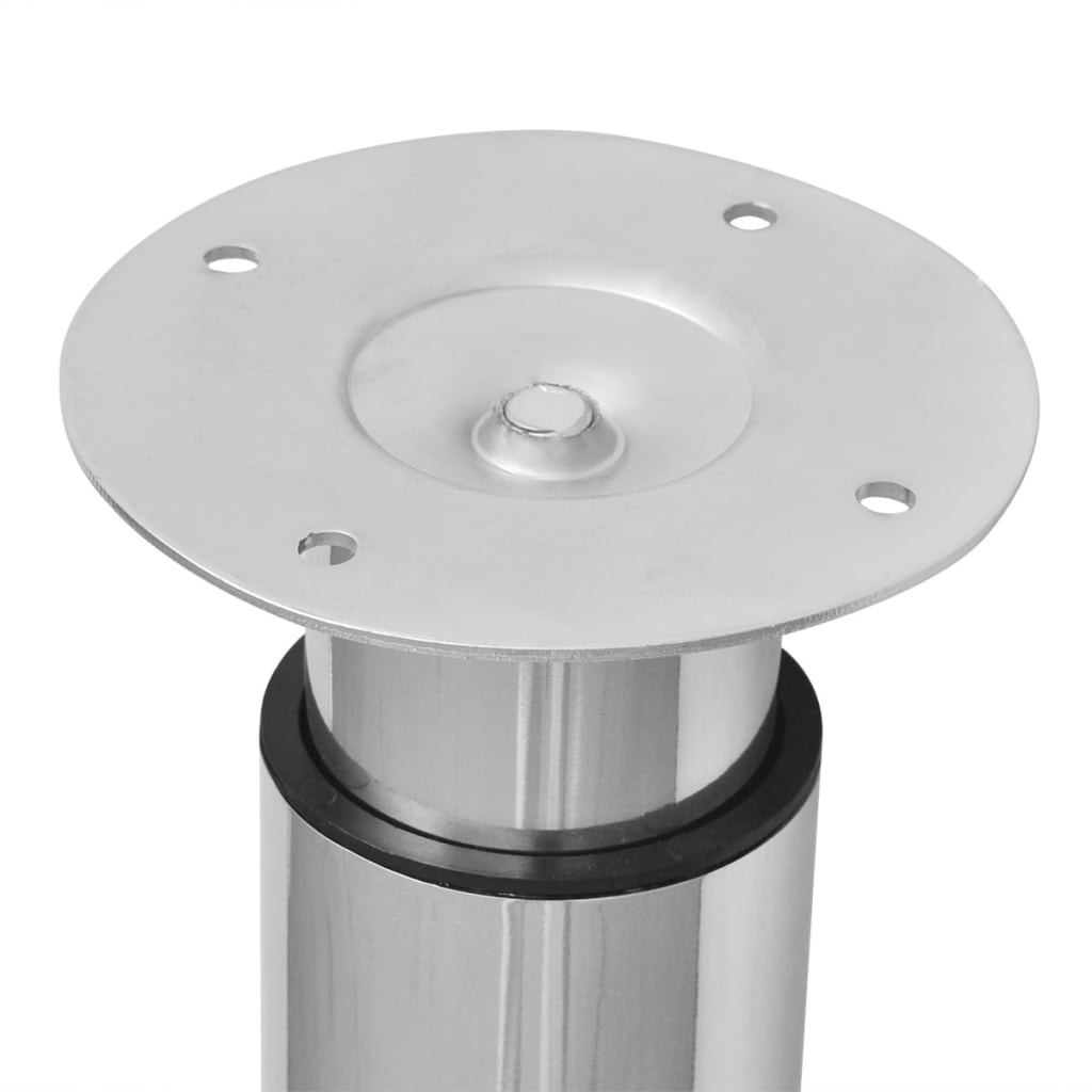 Pieds de table télescopiques 4 pcs Chrome 710 mm - 1100 mm - XIOS