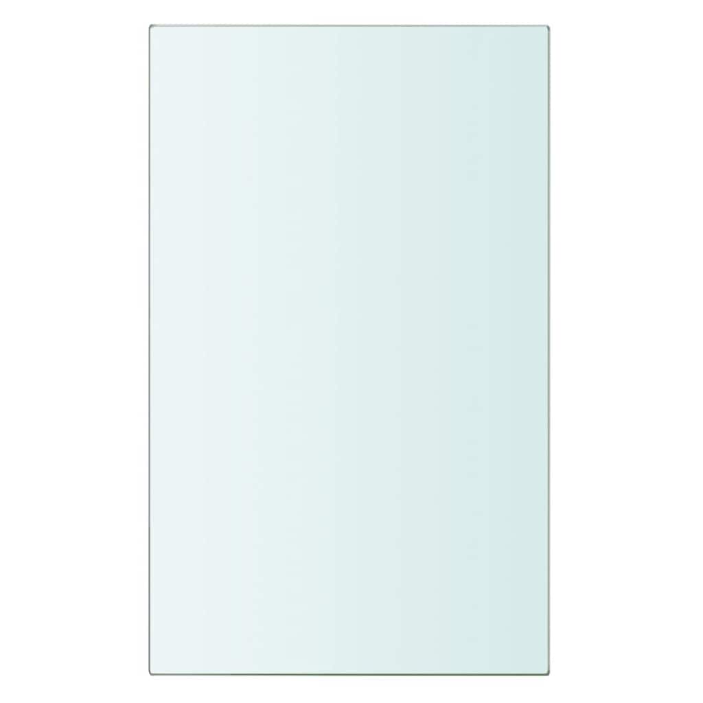 Panneaux d'étagère 2 pcs Verre Transparent 20 x 12 cm - XIOS