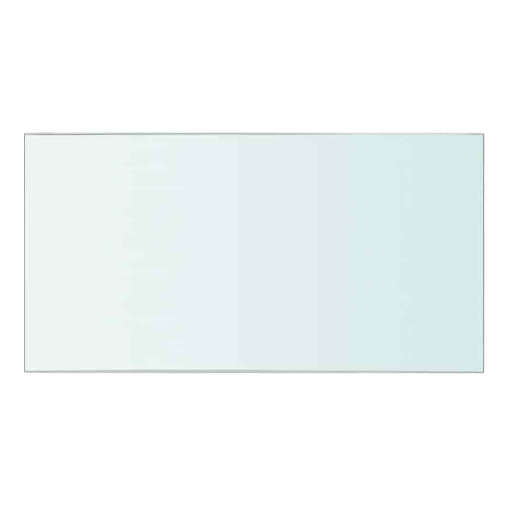 Panneaux d'étagère 2 pcs Verre Transparent 30 x 12 cm - XIOS