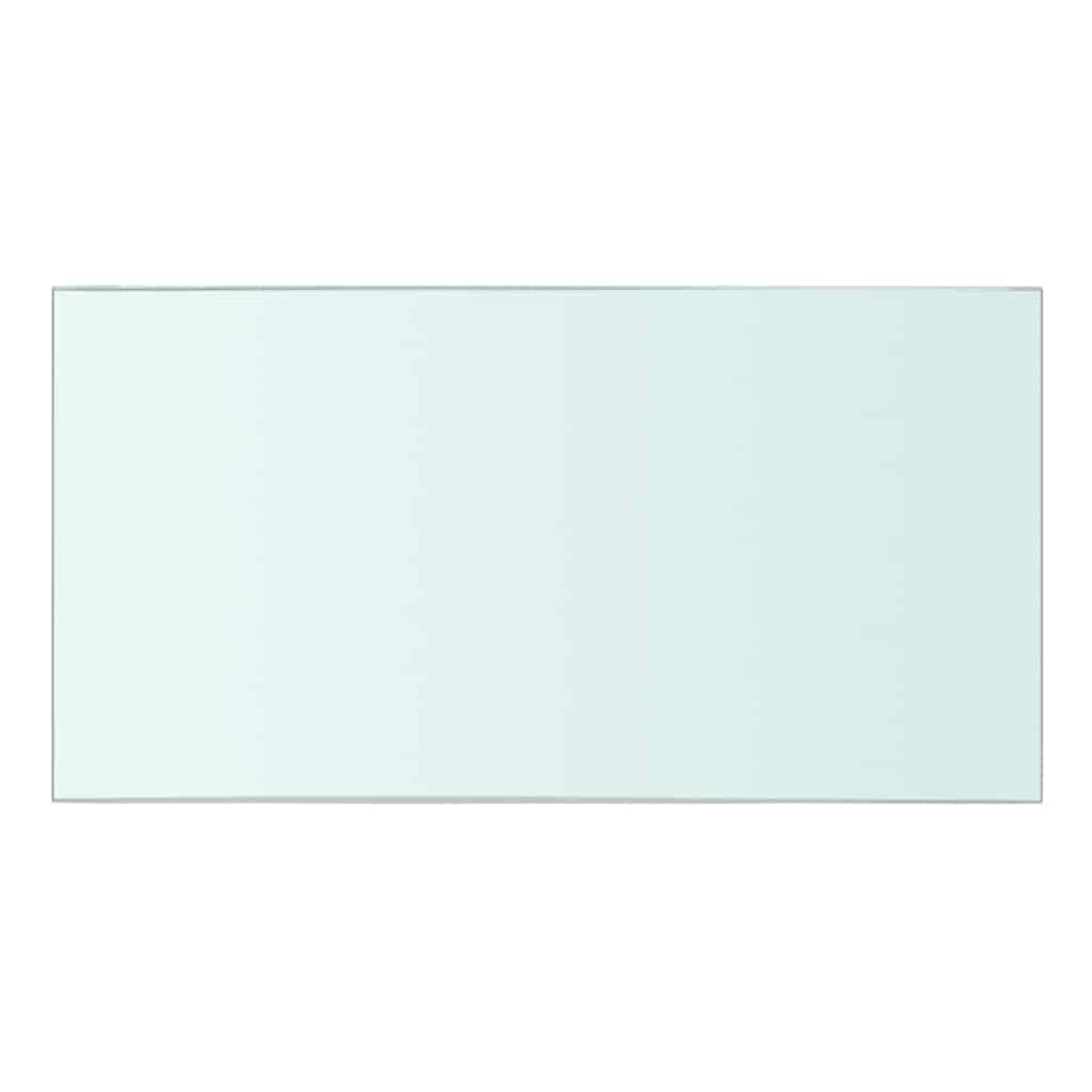Panneaux d'étagère 2 pcs Verre Transparent 30 x 12 cm - XIOS