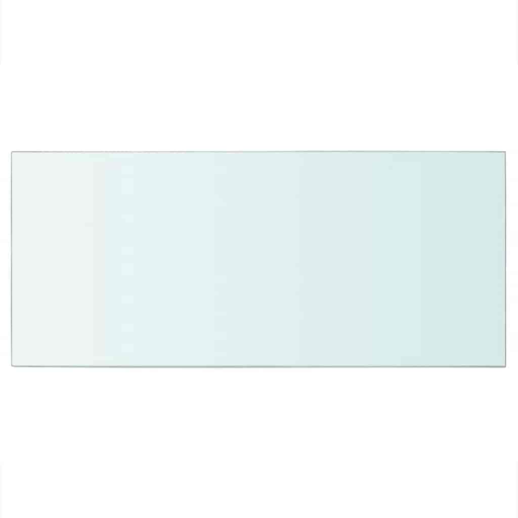 Panneaux d'étagère 2 pcs verre transparent 50x25 cm - XIOS