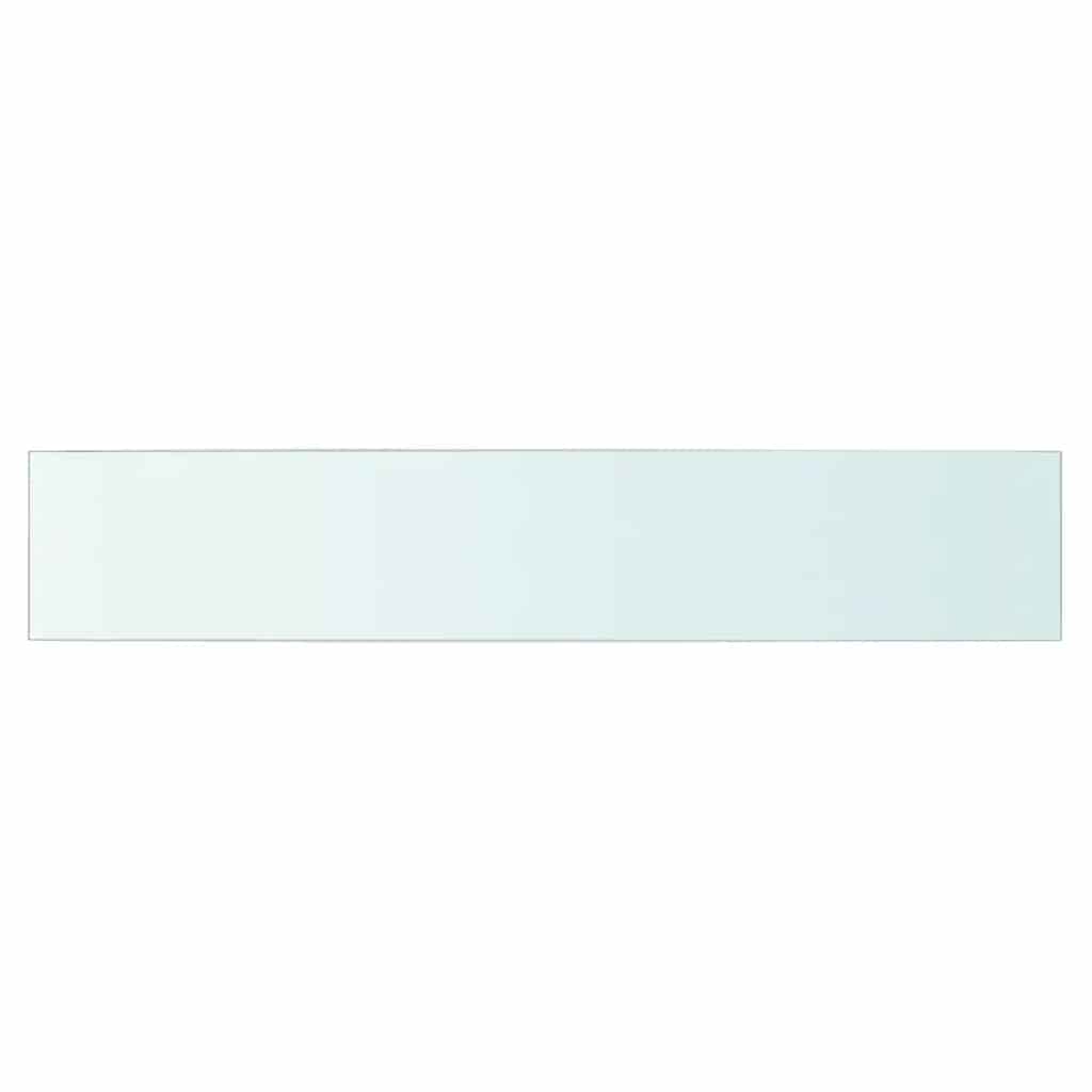 Panneaux d'étagère 2 pcs Verre Transparent 80 x 15 cm - XIOS