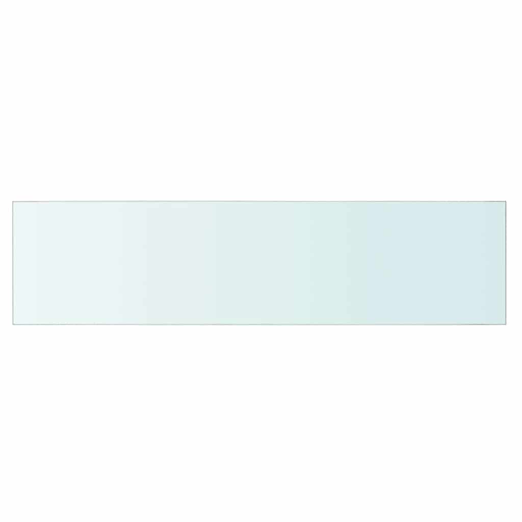 Panneaux d'étagère 2 pcs Verre Transparent 80 x 20 cm - XIOS