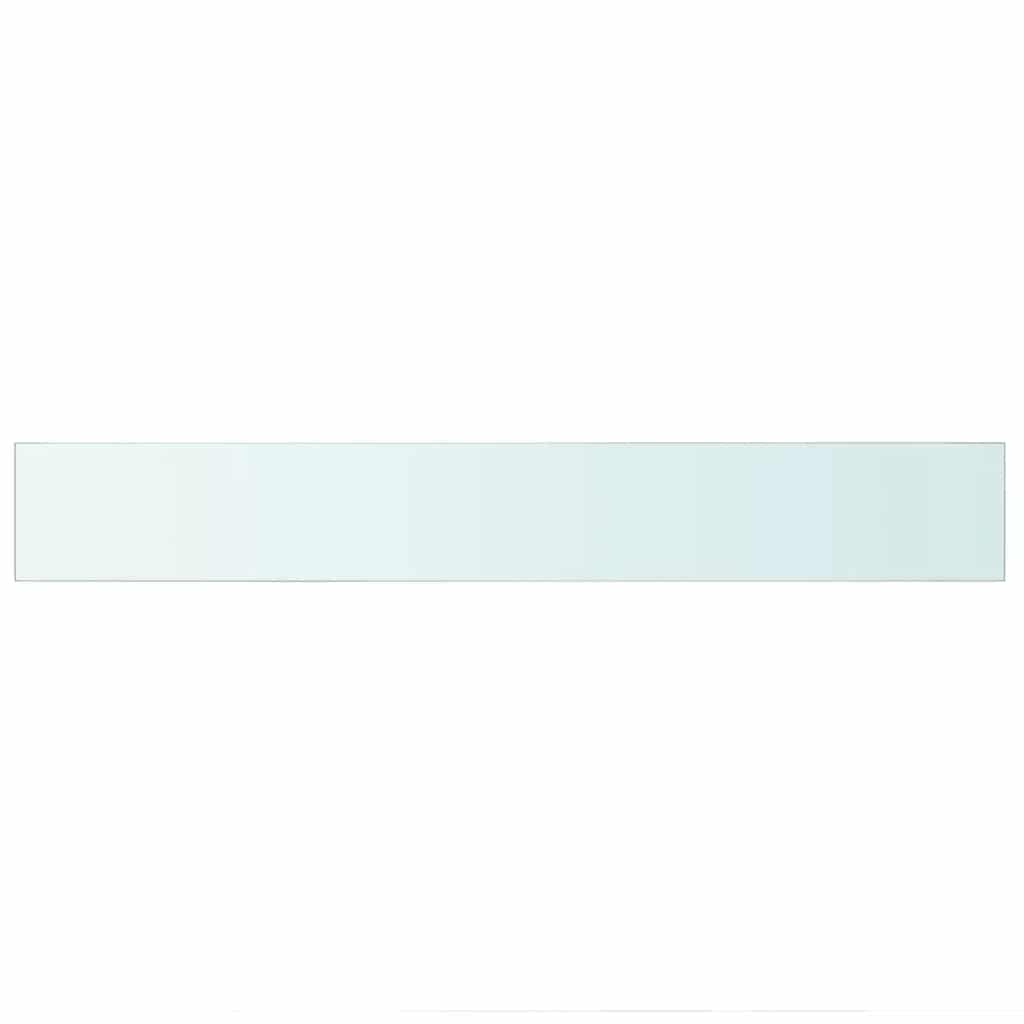 Panneaux d'étagère 2 pcs Verre Transparent 90 x 12 cm - XIOS