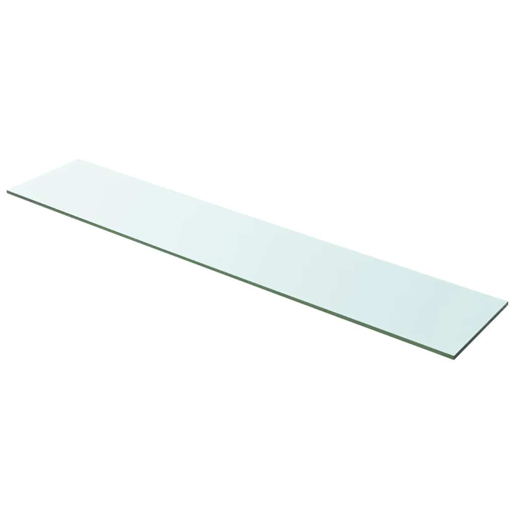 Panneaux d'étagère 2 pcs Verre Transparent 100 x 20 cm - XIOS