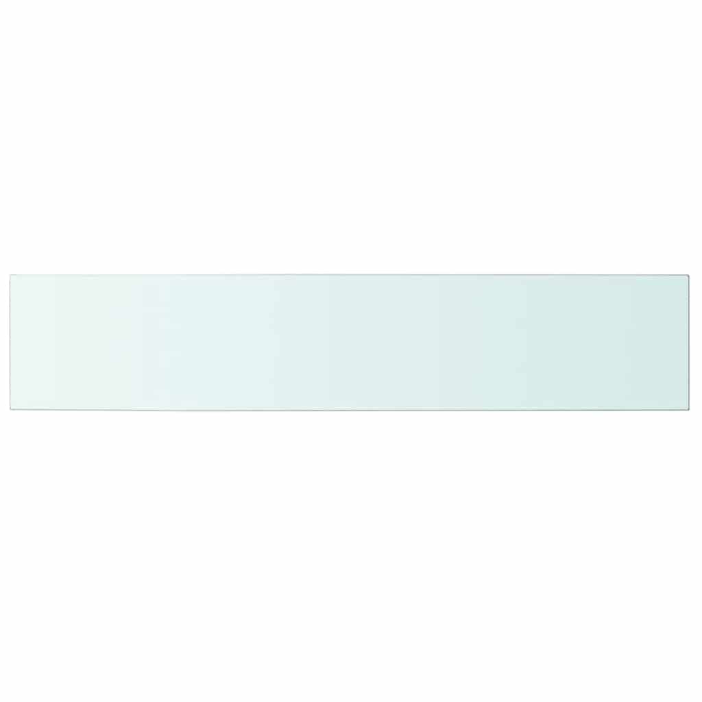 Panneaux d'étagère 2 pcs Verre Transparent 100 x 20 cm - XIOS