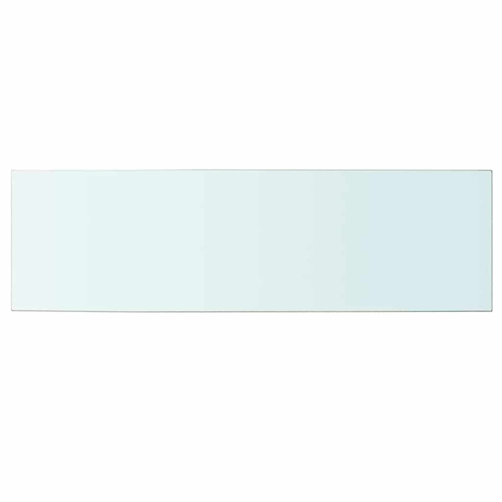 Panneaux d'étagère 2 pcs Verre Transparent 100 x 30 cm - XIOS