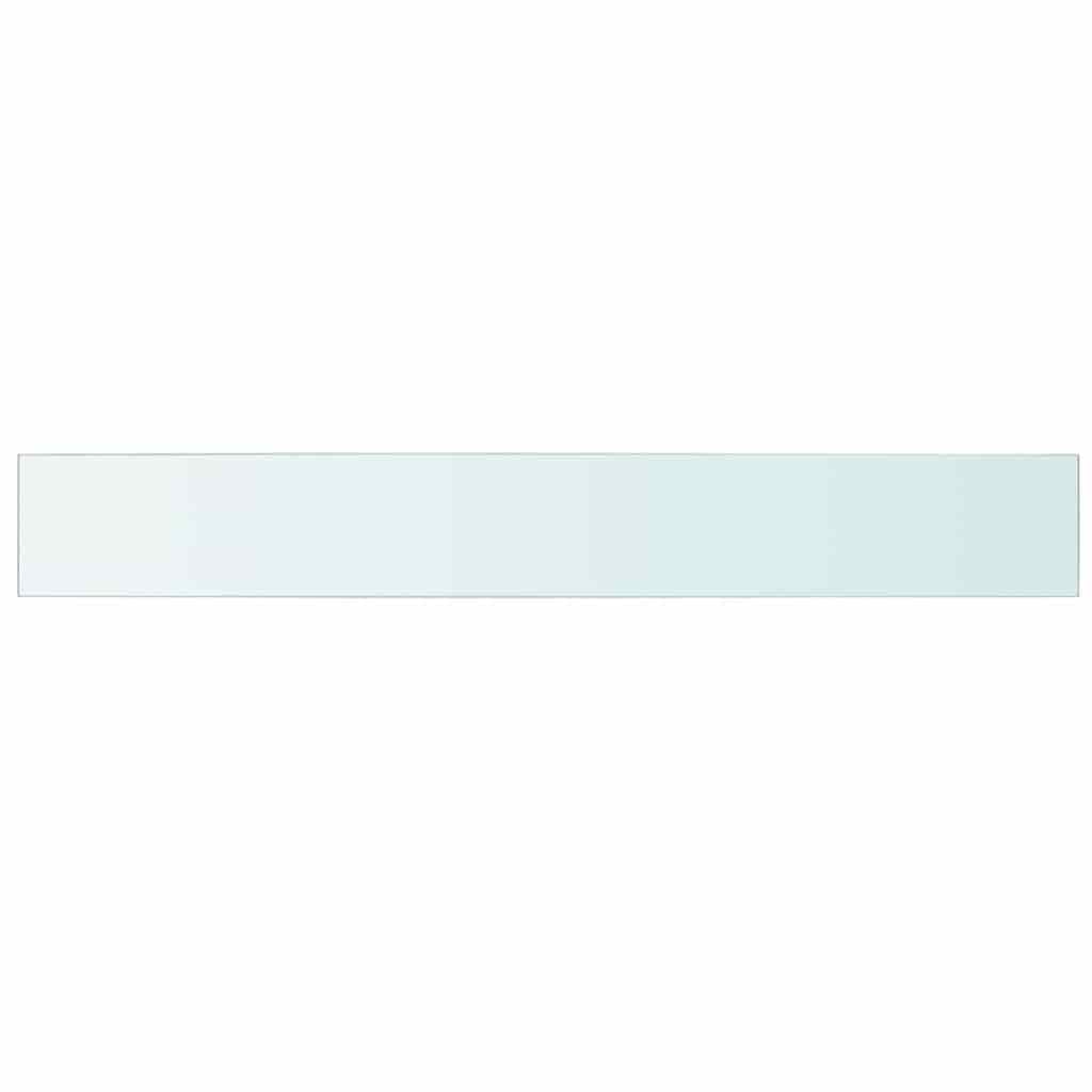 Panneaux d'étagère 2 pcs Verre Transparent 110 x 15 cm - XIOS