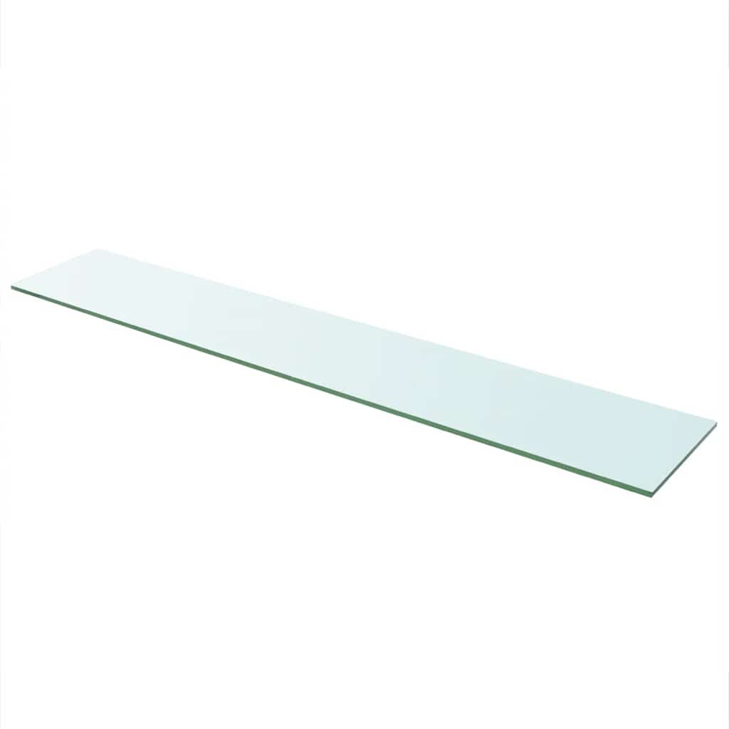 Panneaux d'étagère 2 pcs Verre Transparent 110 x 20 cm - XIOS