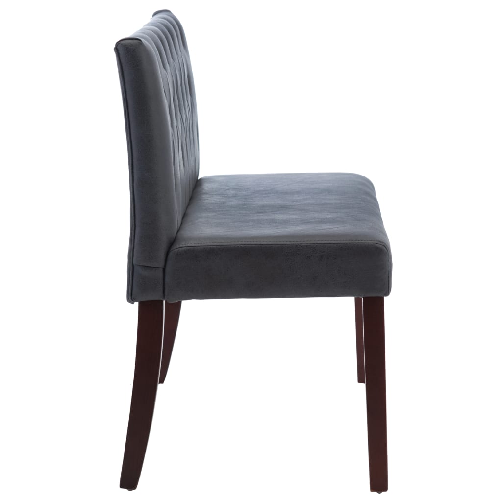 Banc 120 cm Gris Similicuir daim - XIOS