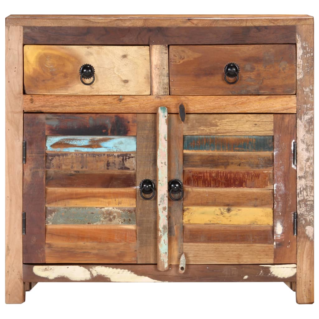 Buffet 70x30x68 cm Bois de récupération solide - XIOS