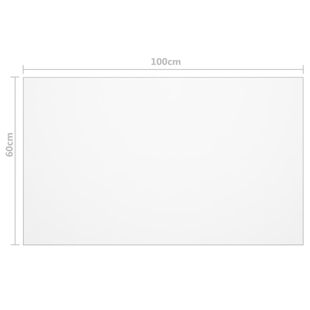 Protecteur de table mat 100x60 cm 1,6 mm PVC - XIOS