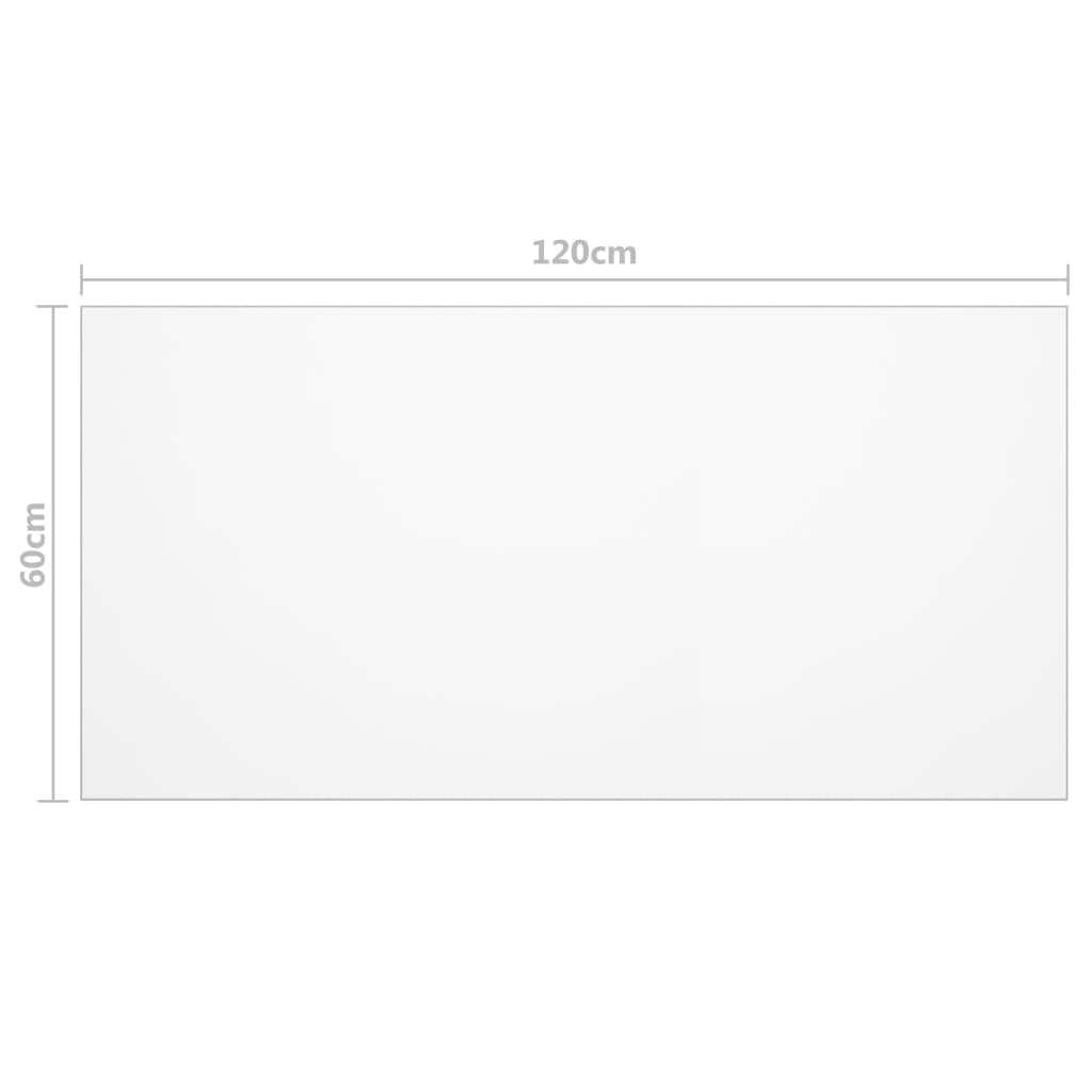 Protecteur de table mat 120x60 cm 1,6 mm PVC - XIOS