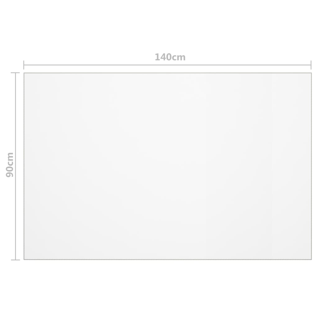 Protecteur de table mat 140x90 cm 1,6 mm PVC - XIOS