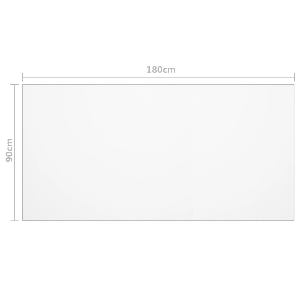 Protecteur de table mat 180x90 cm 1,6 mm PVC - XIOS