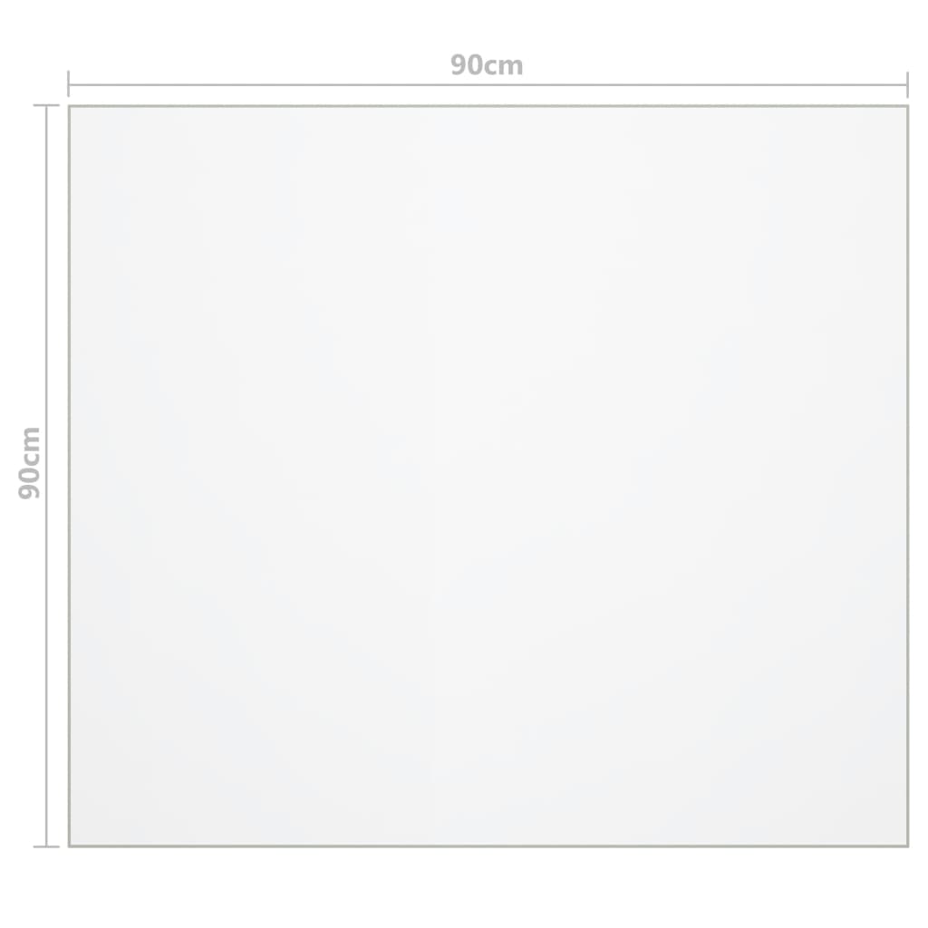 Protecteur de table mat 90x90 cm 1,6 mm PVC - XIOS