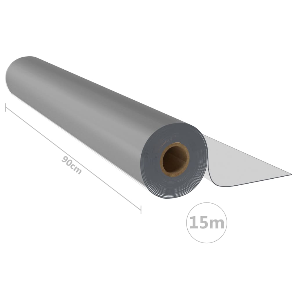 Rouleau mat de protection de table 0,9x15 m 1,6 mm PVC - XIOS
