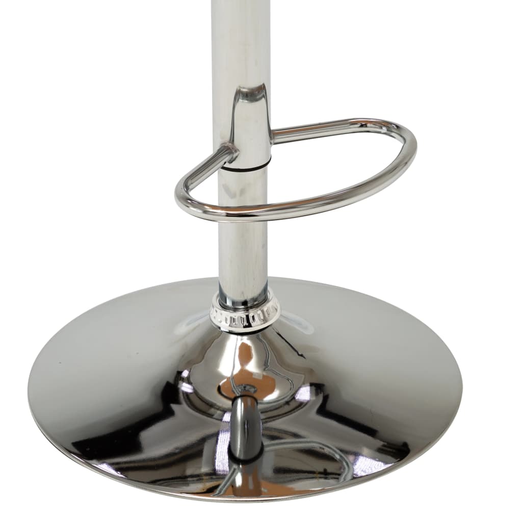 Chaises de bar lot de 2 noir bois courbé et similicuir - XIOS