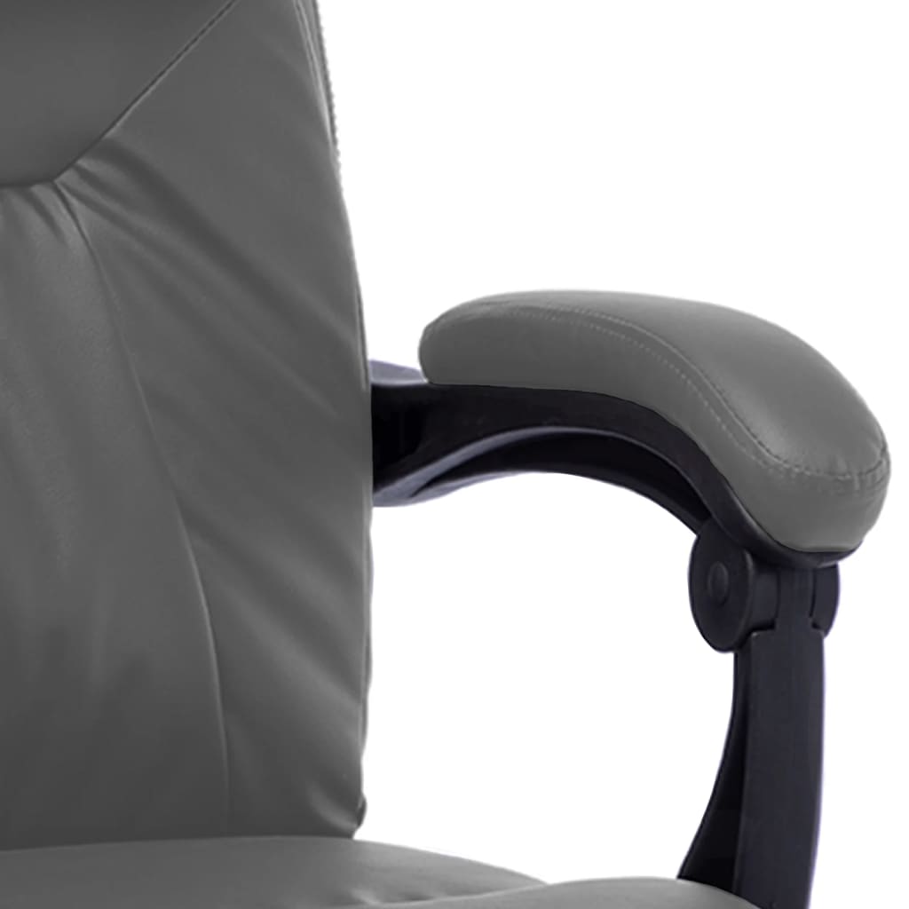 Chaise de bureau de massage Anthracite Similicuir - XIOS
