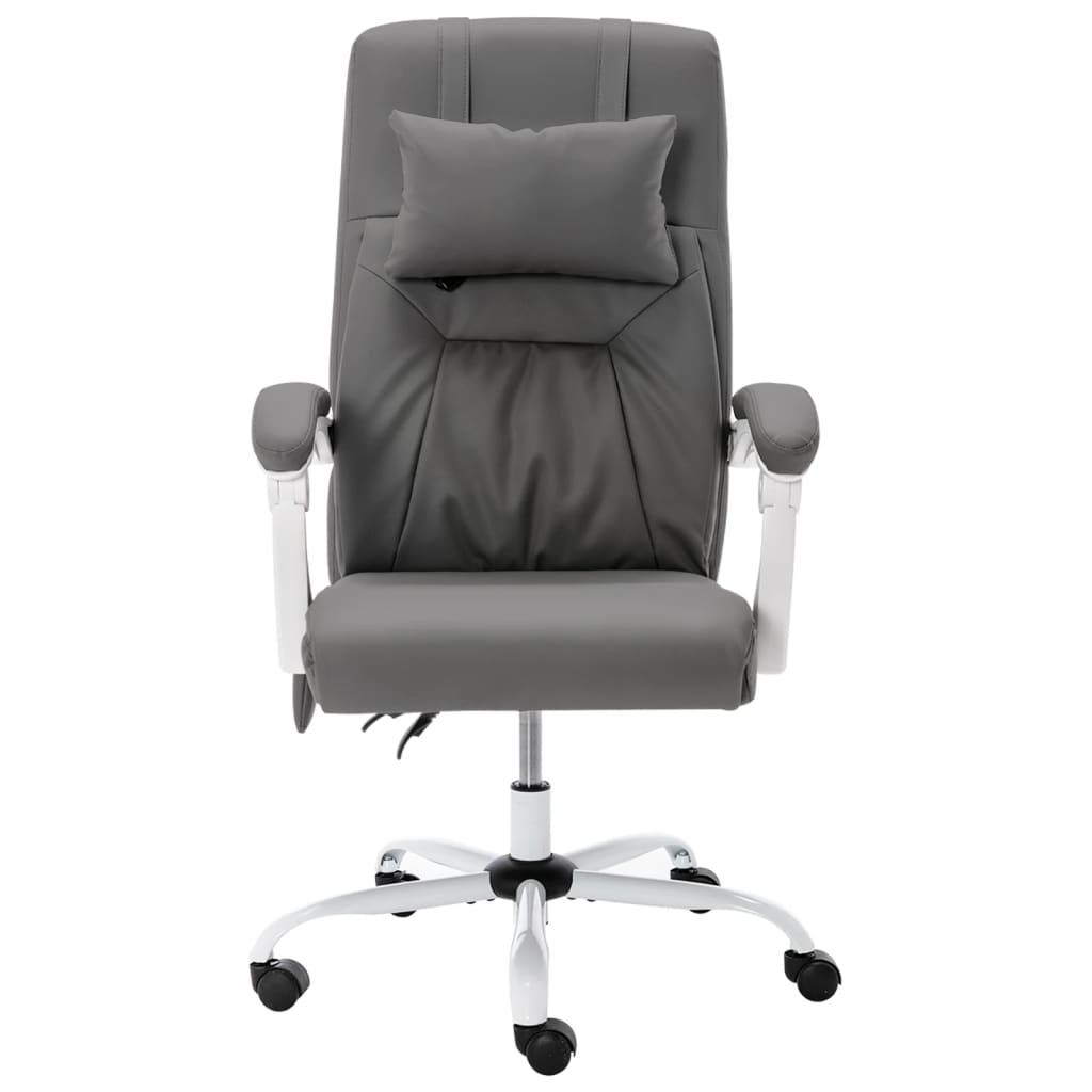 Chaise de bureau de massage Gris Similicuir - XIOS