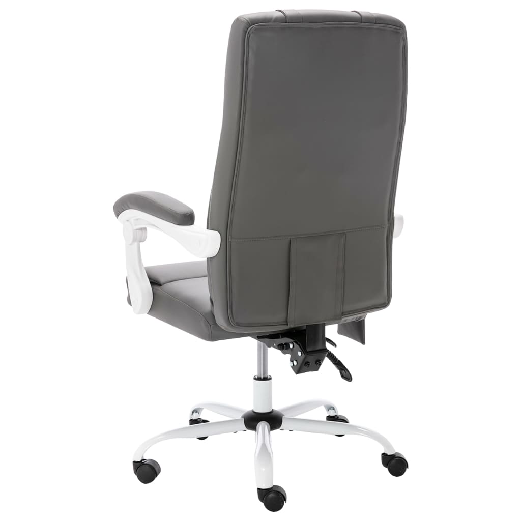 Chaise de bureau de massage Gris Similicuir - XIOS