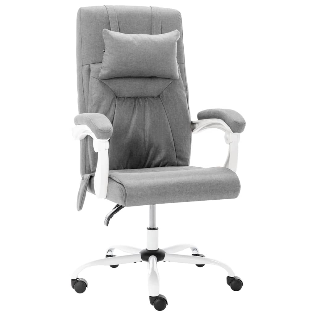 Chaise de bureau de massage Gris Tissu - XIOS
