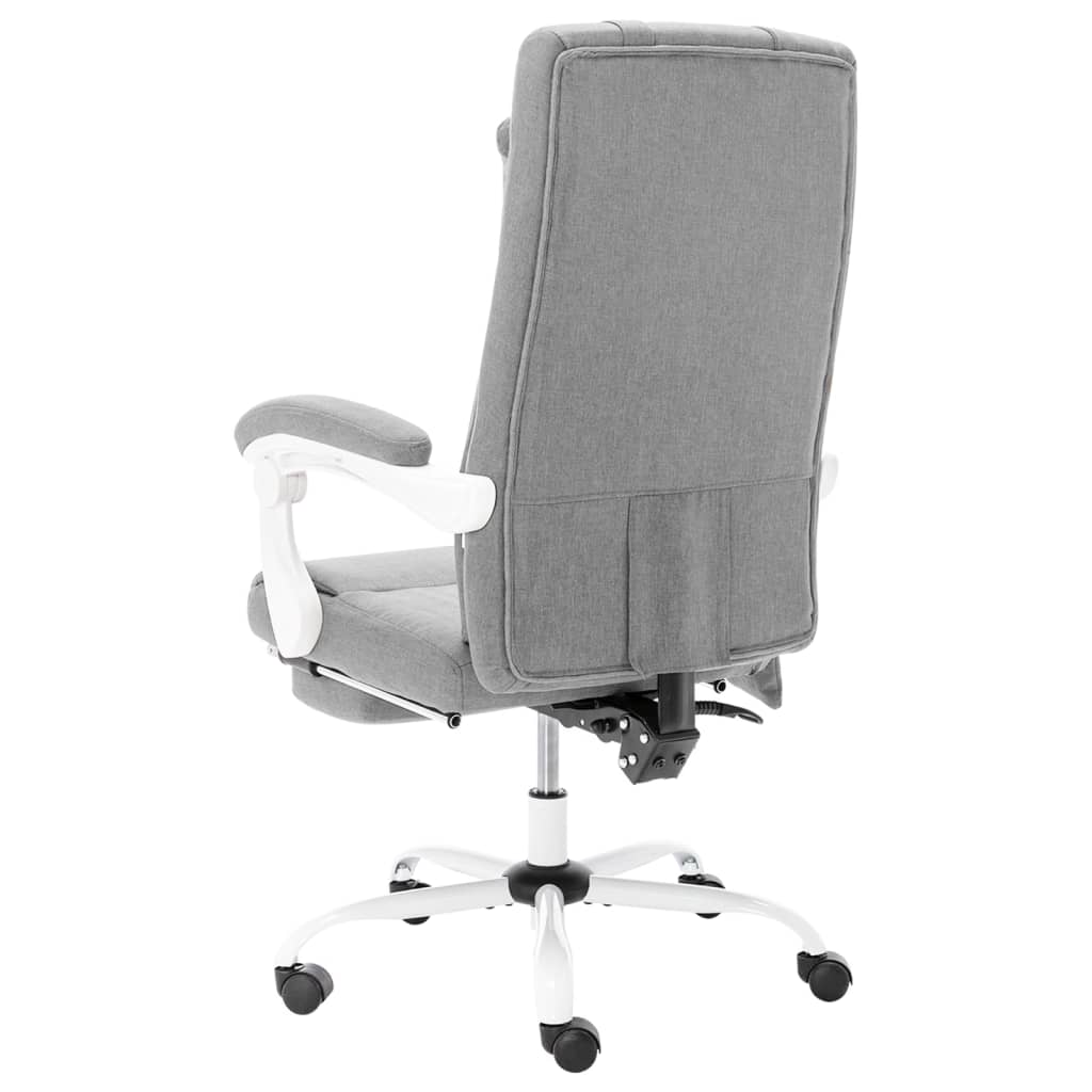Chaise de bureau de massage Gris Tissu - XIOS