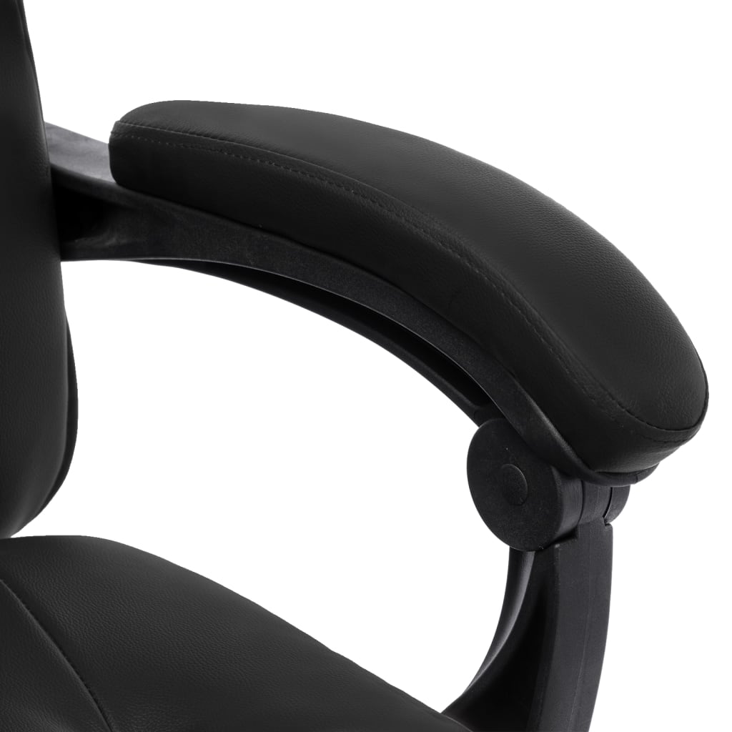 Chaise de bureau Noir Similicuir - XIOS