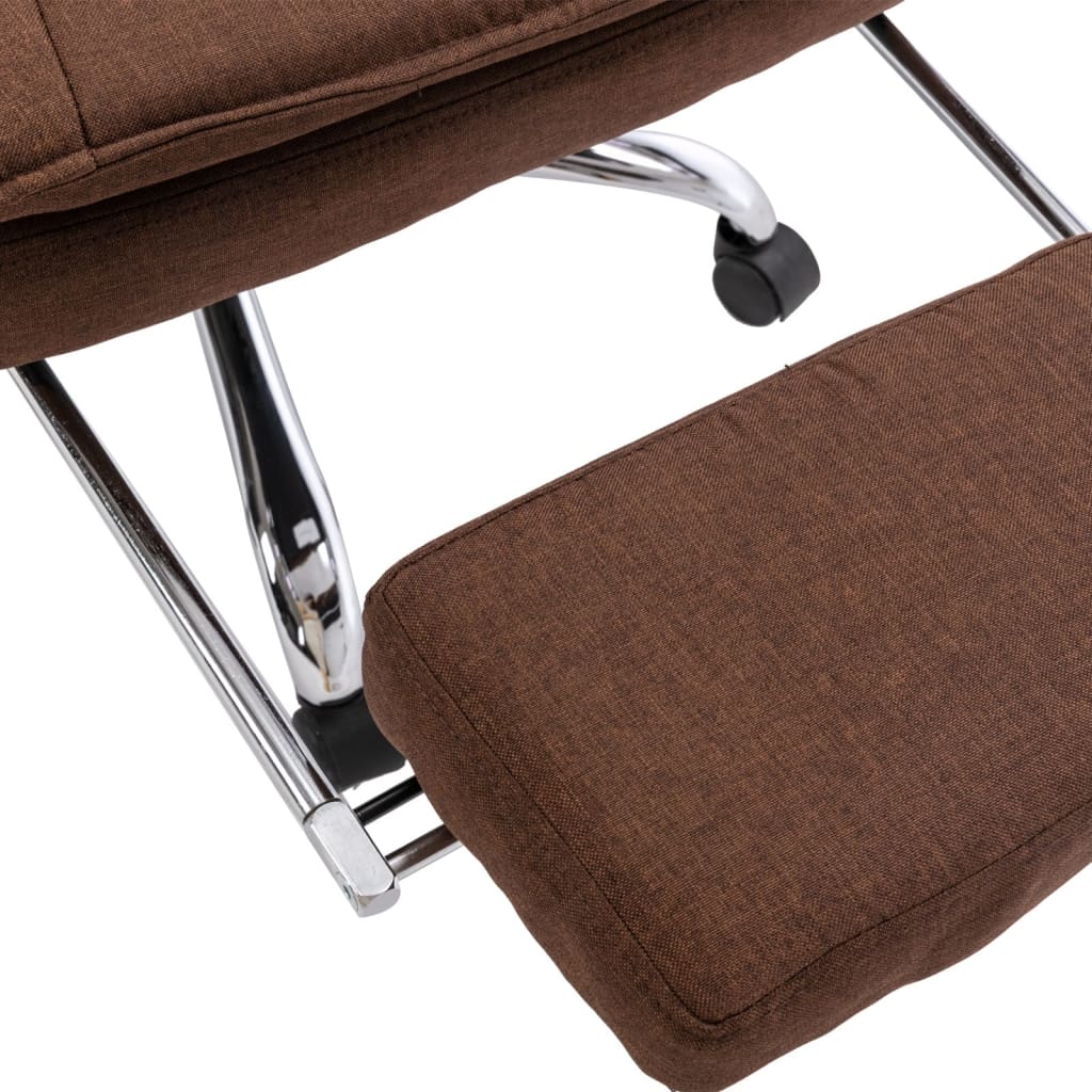 Chaise de bureau Marron Tissu - XIOS