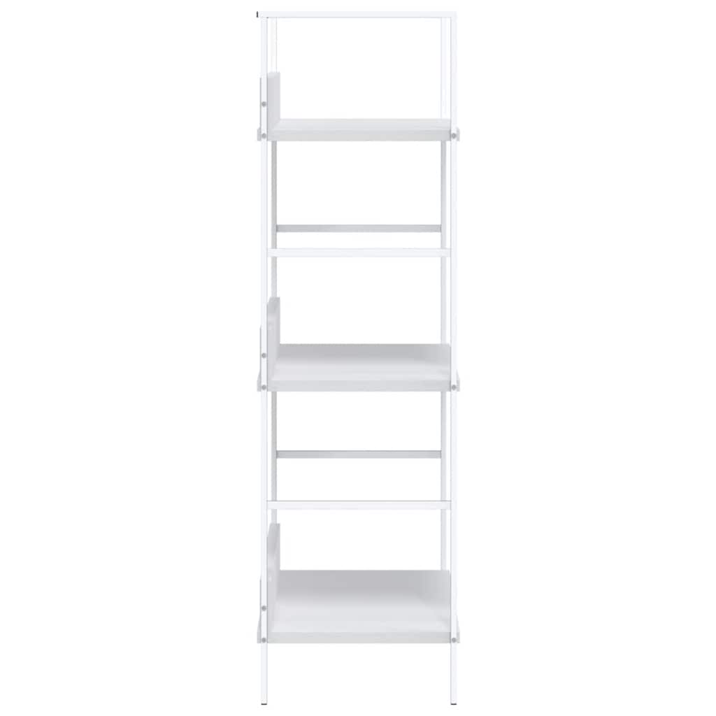 Bibliothèque à 3 niveaux blanc 60x27,6x90,5cm bois d'ingénierie - XIOS