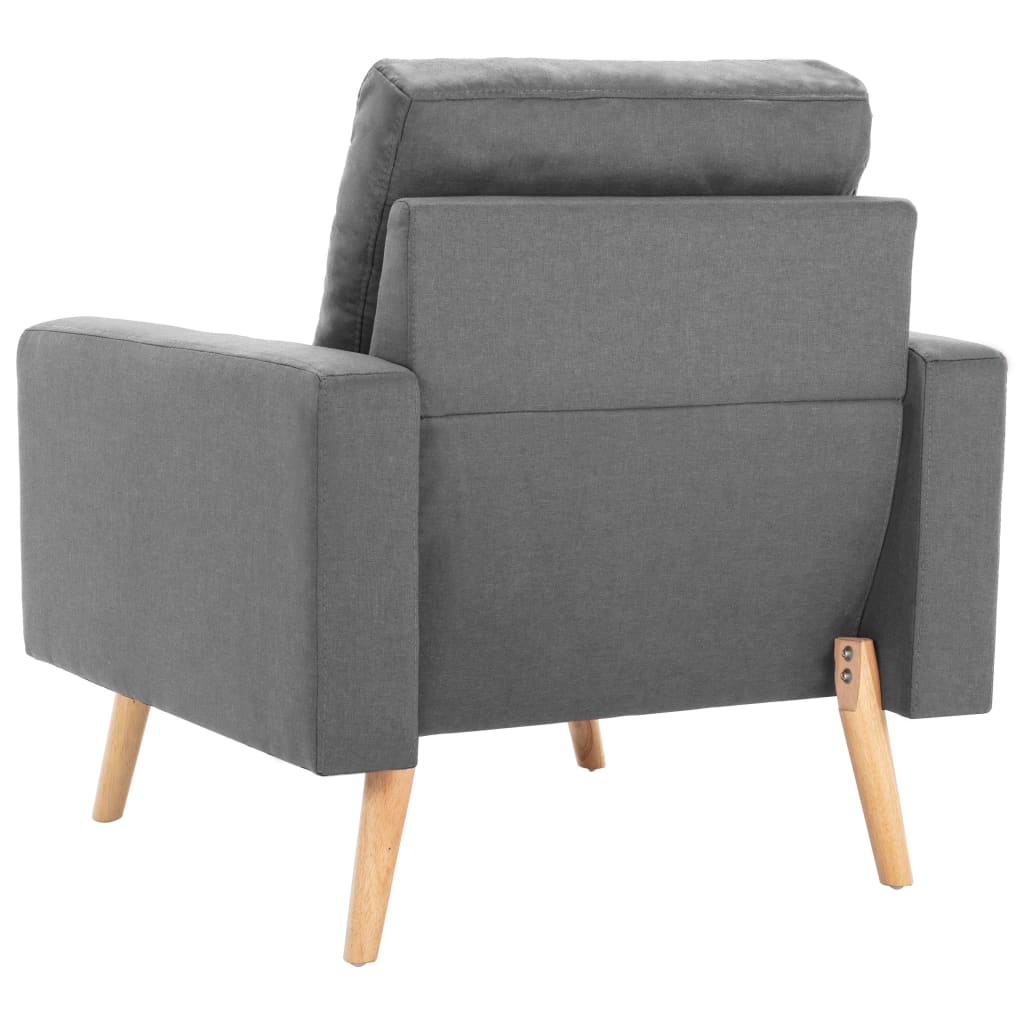 Fauteuil gris foncé tissu - XIOS