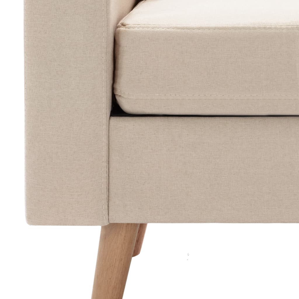 Fauteuil Crème Tissu - XIOS