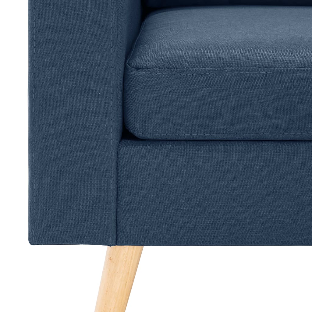 Fauteuil bleu tissu - XIOS