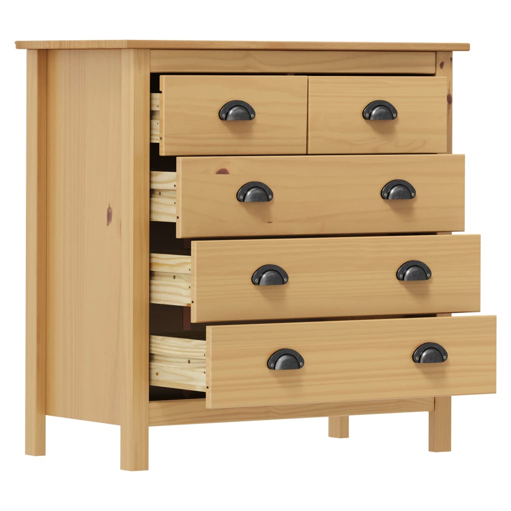 Buffet Hill 79x40x80 cm Bois de pin solide - XIOS