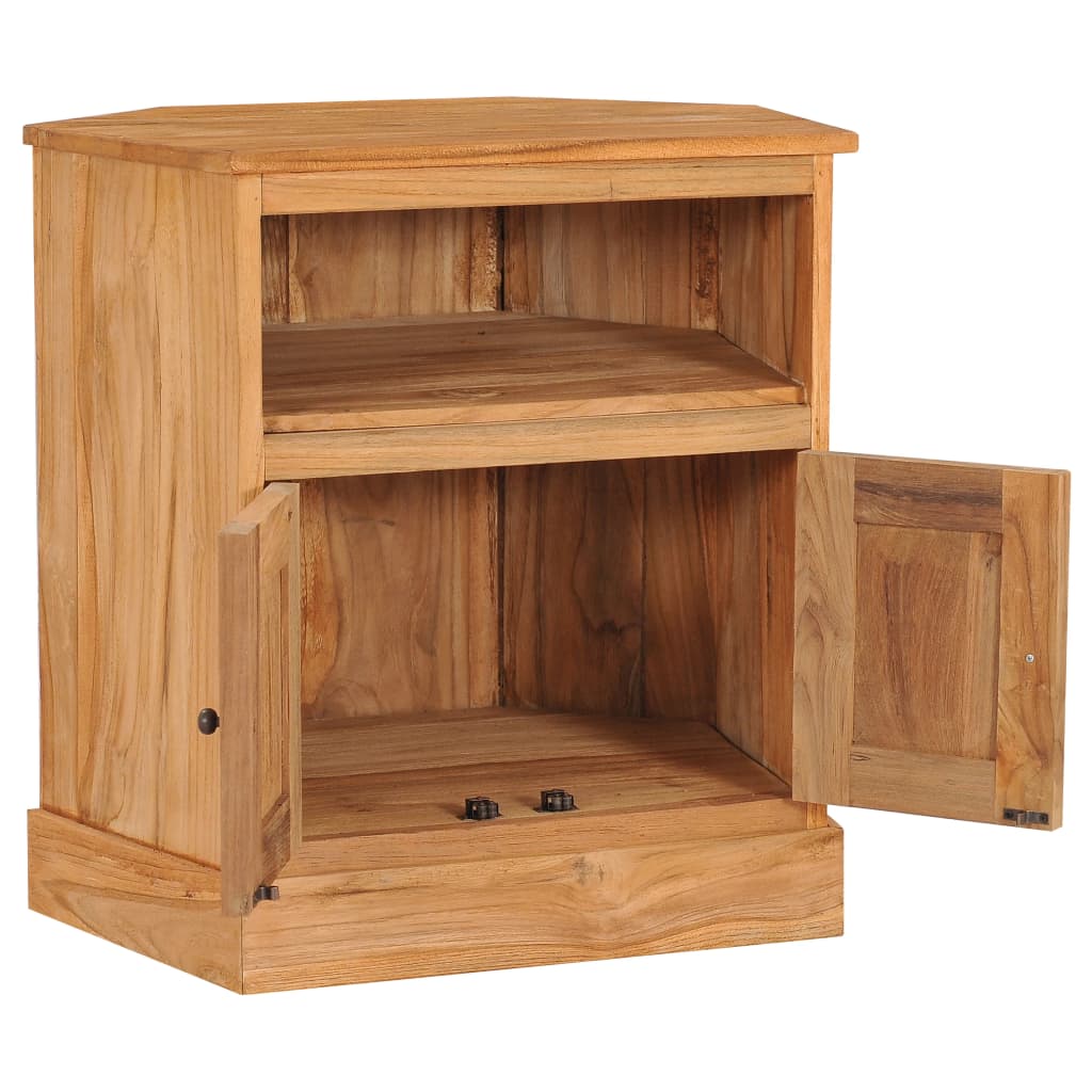 Buffet d'angle 60x45x60 cm bois de teck massif