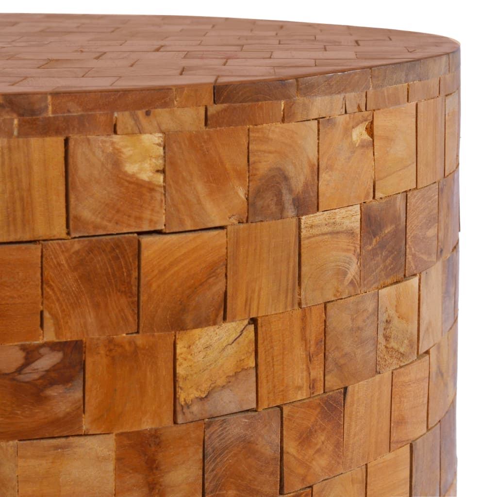 Table basse 60x60x35 cm Bois de teck massif - XIOS