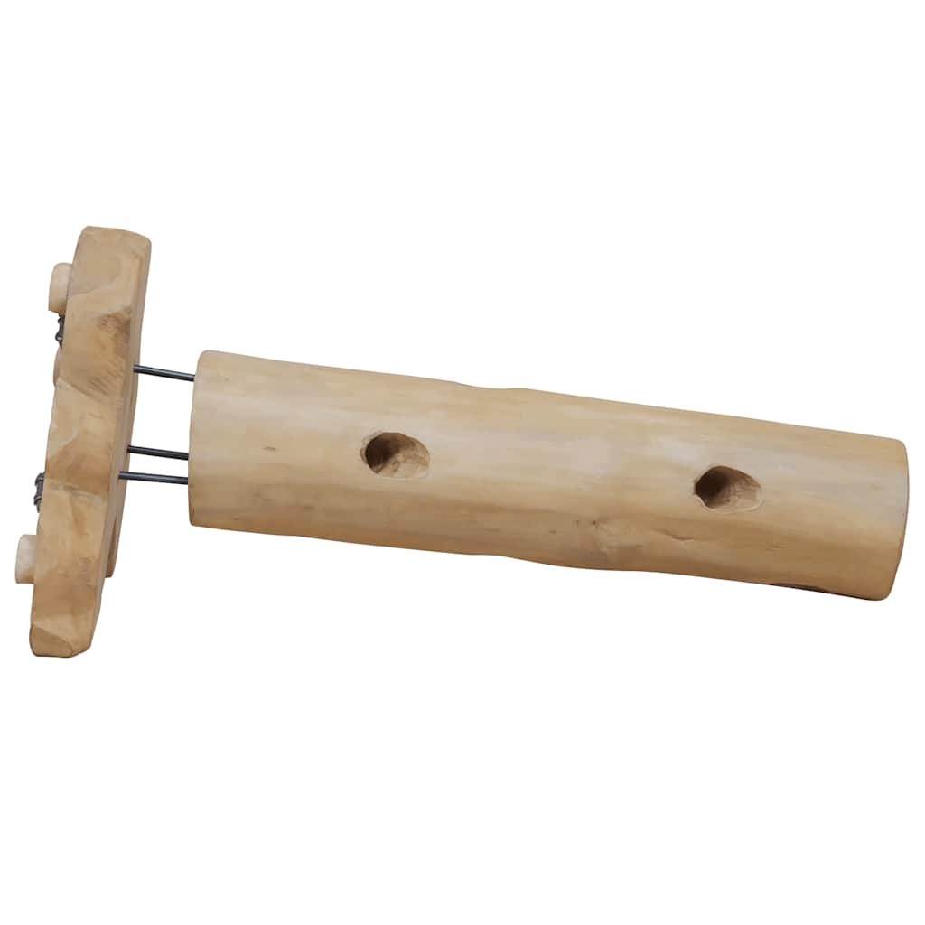 Casier à bouteilles pour 8 bouteilles 40x30x80 cm Teck massif - XIOS