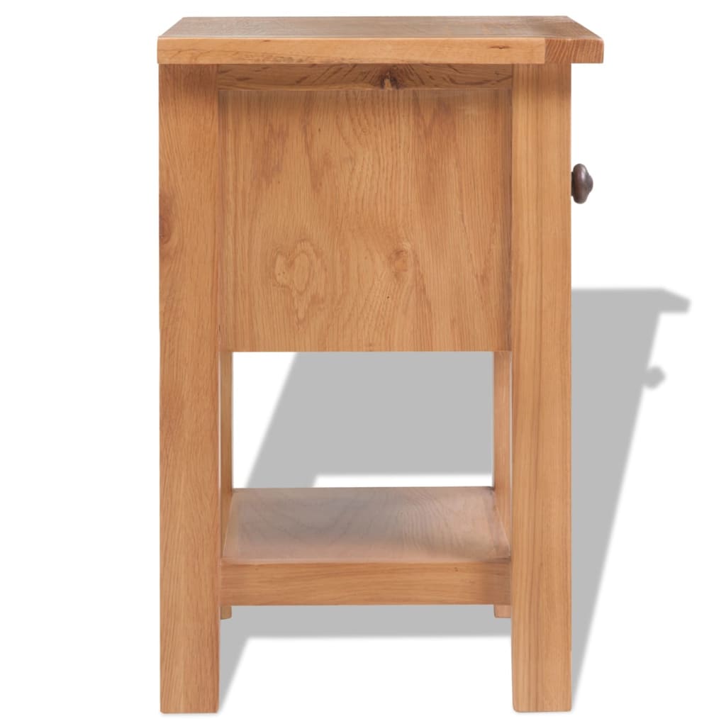 Tables de chevet 2 pcs 36x30x47 cm bois de chêne massif - XIOS