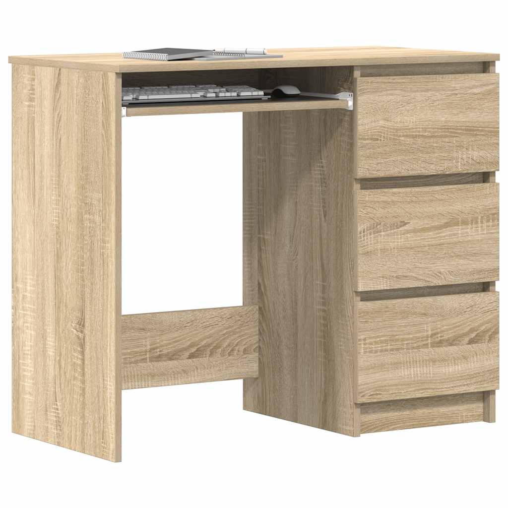 Bureau Chêne sonoma 90x45x76 cm Bois d’ingénierie - XIOS