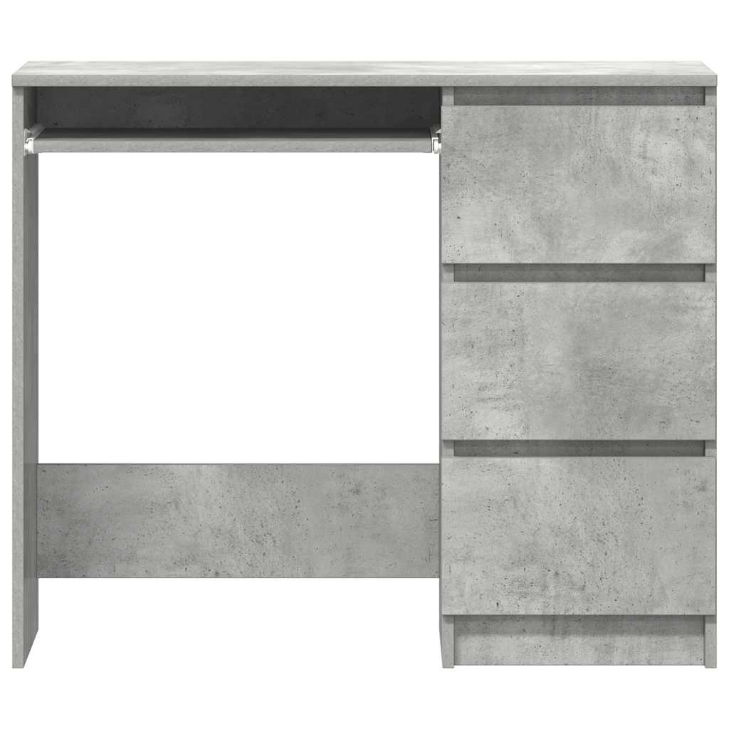 Bureau Gris béton 90x45x76 cm Bois d’ingénierie - XIOS