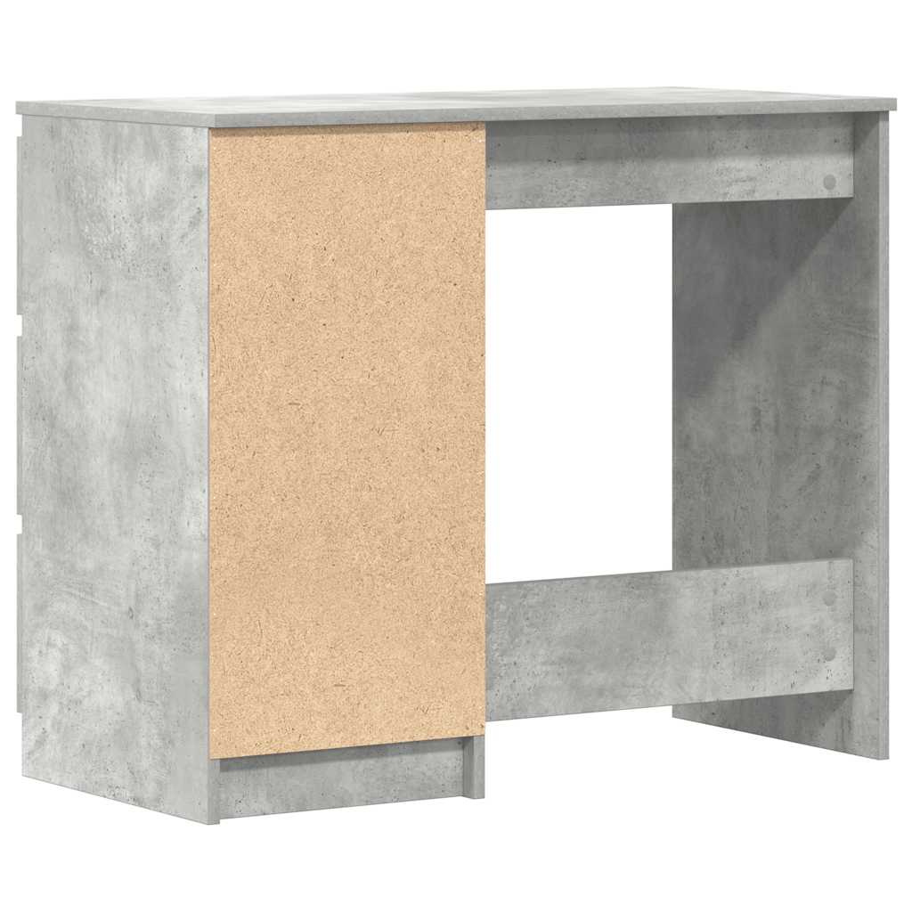 Bureau Gris béton 90x45x76 cm Bois d’ingénierie - XIOS